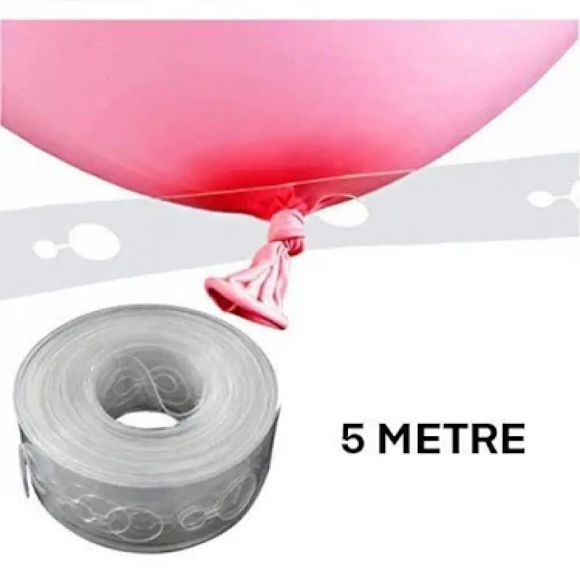 Party Shop Balon Dekorasyon Şerit 5 Metre