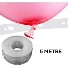 Party Shop Balon Dekorasyon Şerit 5 Metre