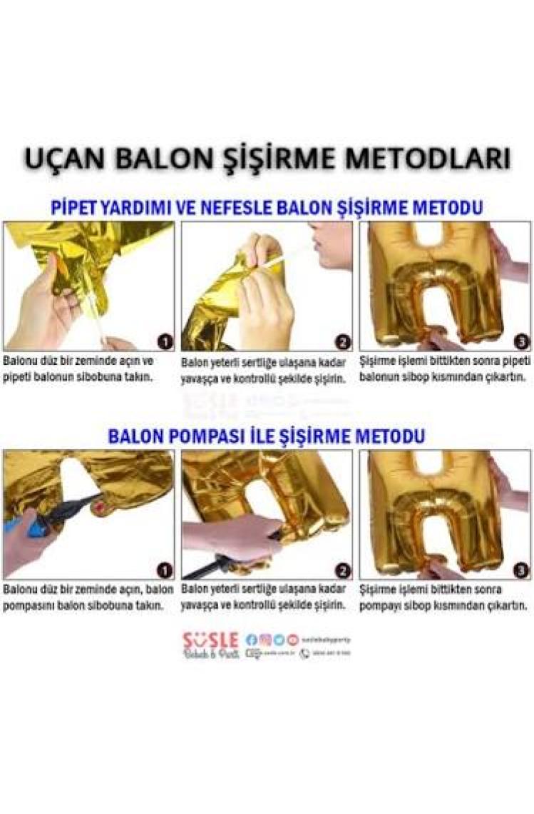 Süsle Bebek ve Parti 2 Yaş Rakam Folyo Balon, 100 cm - Gümüş