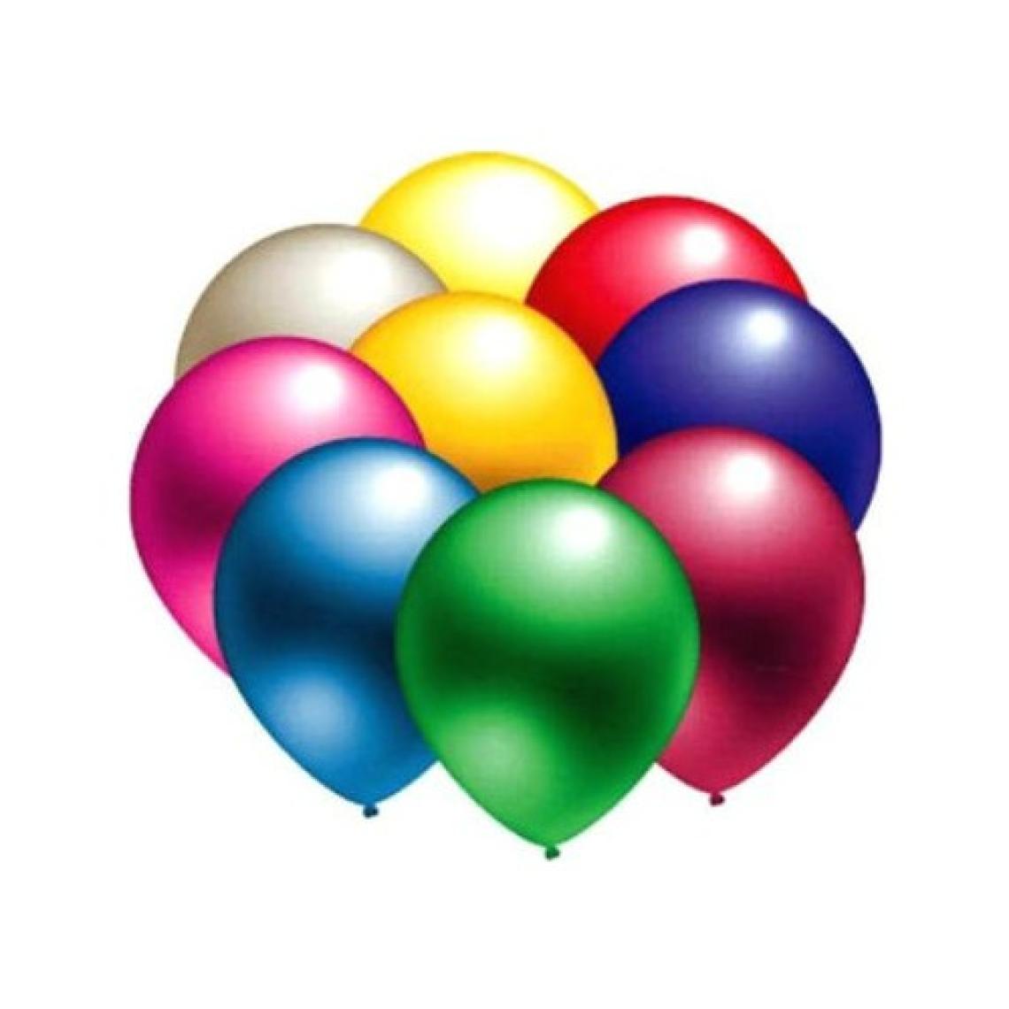 Wildlebend Metalik Renkli Balonlar - 100 Adet