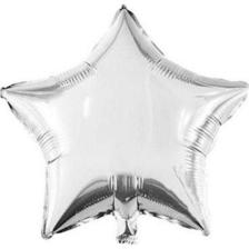 Best Parti Gümüş Yıldız Folyo Balon 45 cm 1 Adet