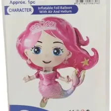 Meri Parti  Deniz Kızı Folyo Balon Deniz Kızı Konspt