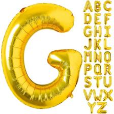 Patladı Gitti Folyo Harf Balon Gold 16 Inç 36 cm