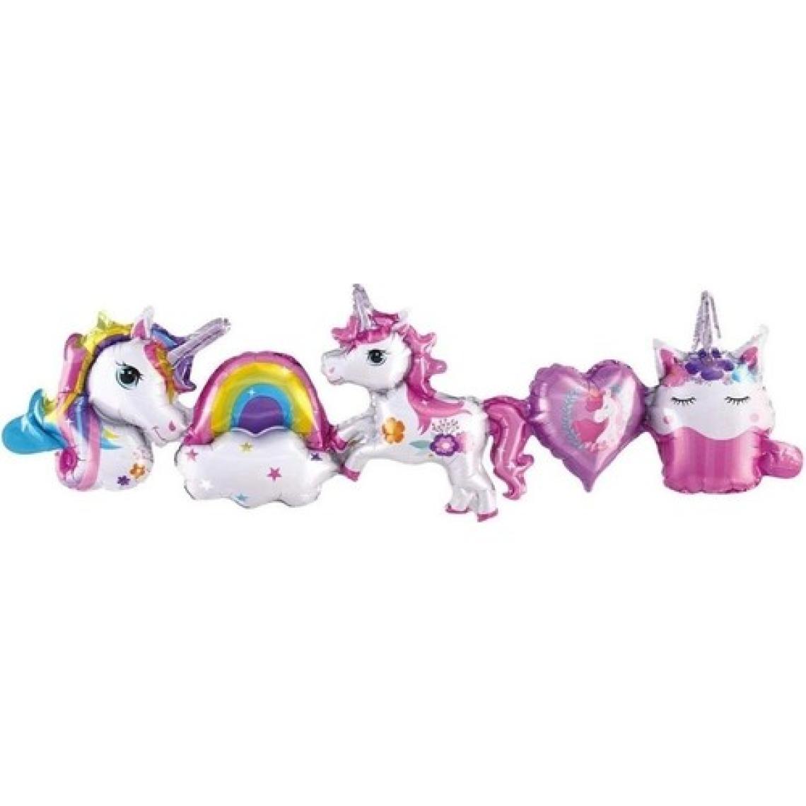 Unicorn Folyo Balon 5 Li Set