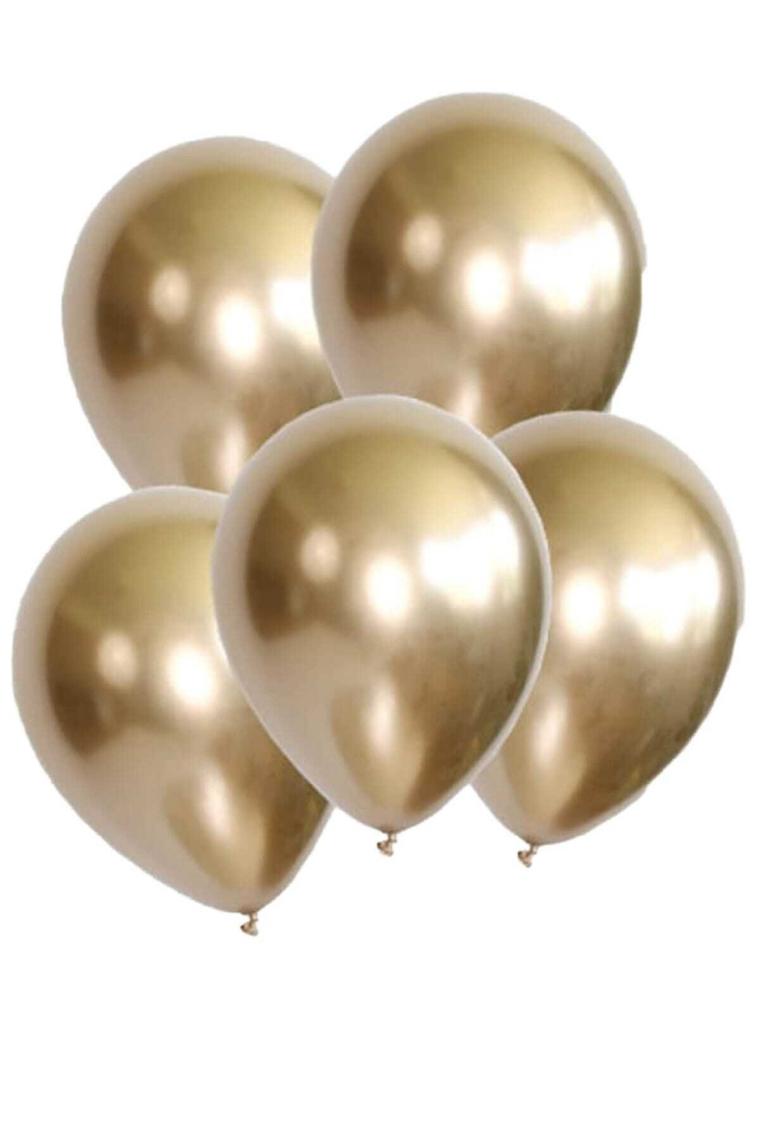 Festivall Krom Gold Balon 5'li
