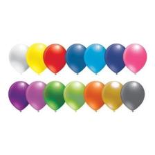Balonevi Karışık Renkli Metalik Balon 12 Inch 50'li