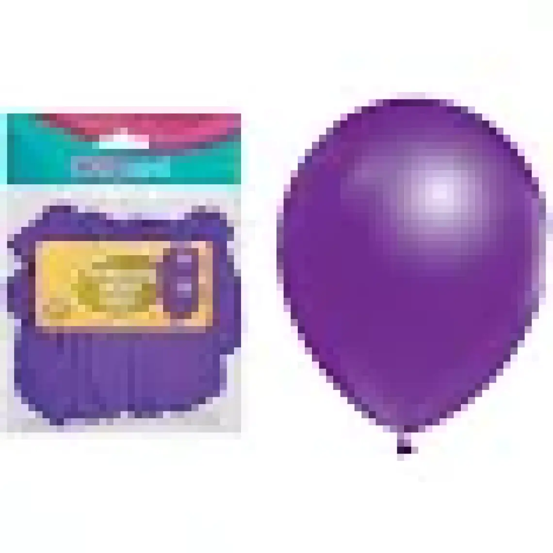 Balonevi Metalik Mor Balon 12 Inch 20'li