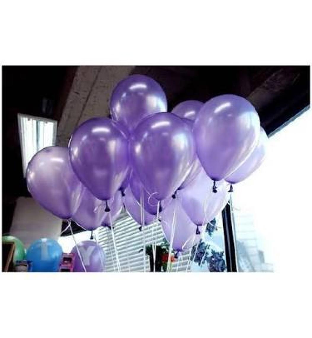 Tatlı Günler Partiniseç 25 Adet Metalik Sedefli (Siyah-Gümüş Gri) Karışık Balon Helyumla Uçan