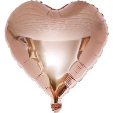 Patladı Gitti Kalp Folyo Balon 18 Inç - 45 cm Doğum Günü Konsept Balon