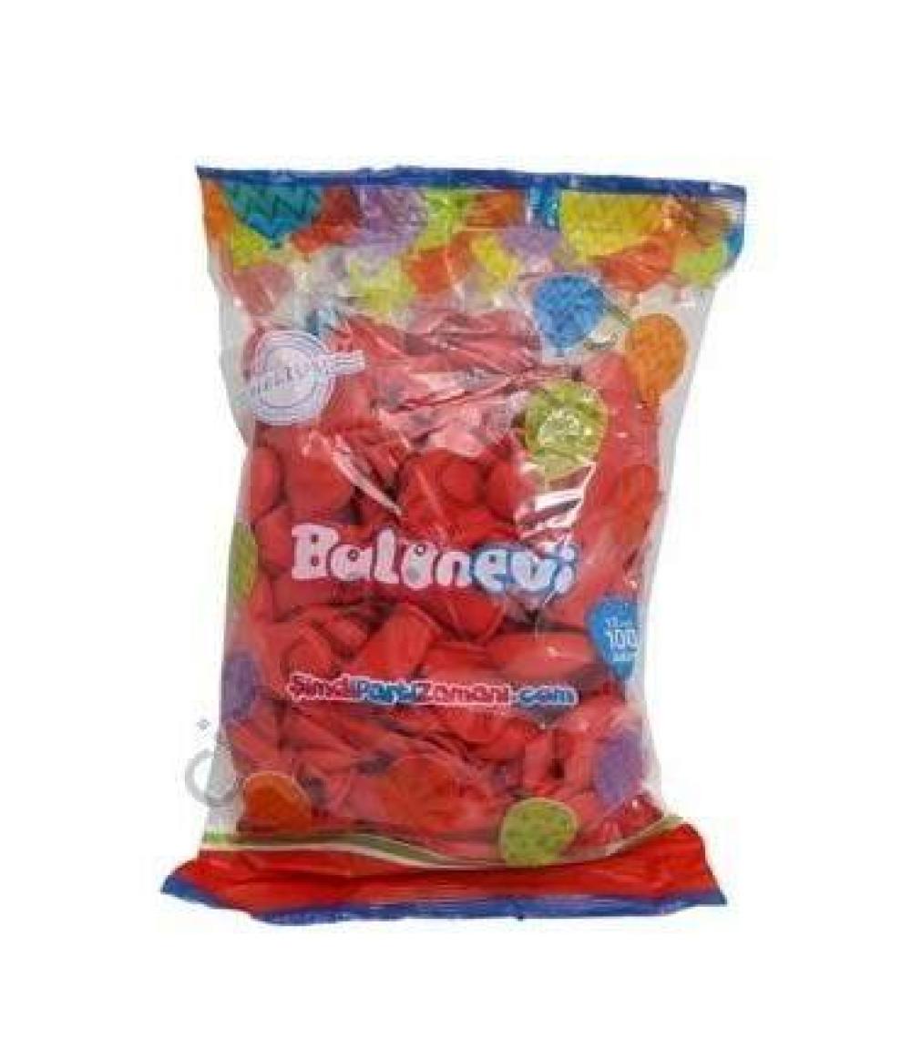 Atom Kalp Balon 100 Adet Baskısız