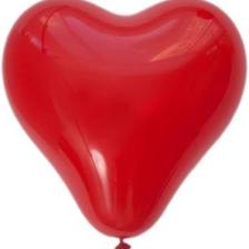 Atom Kalp Balon 100 Adet Baskısız