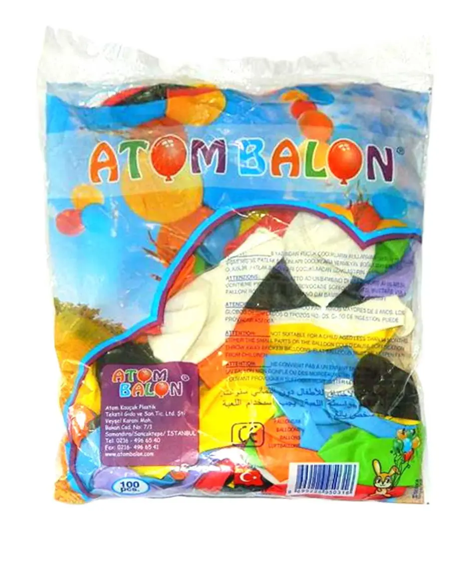 Atom Balon 100 Adet 14/A