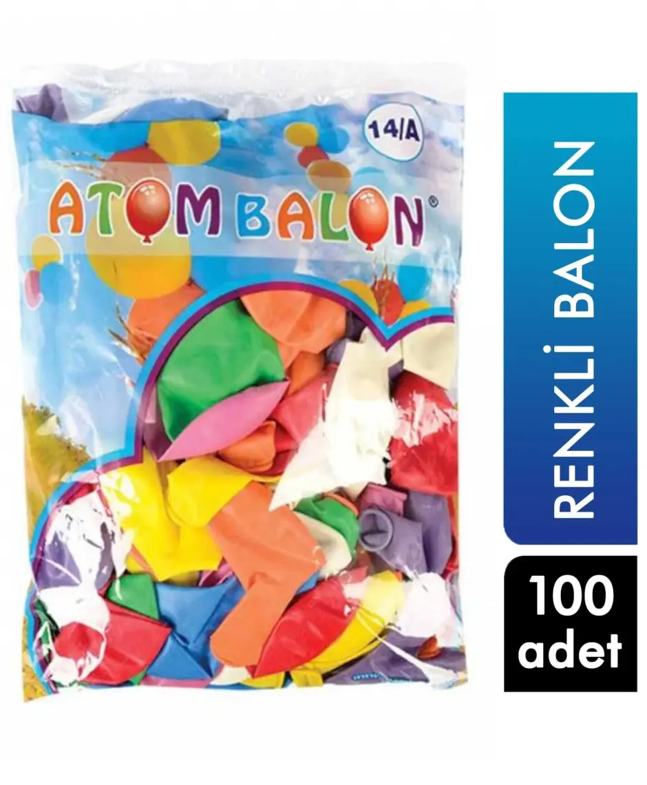 Atom Balon 100 Adet 14/A
