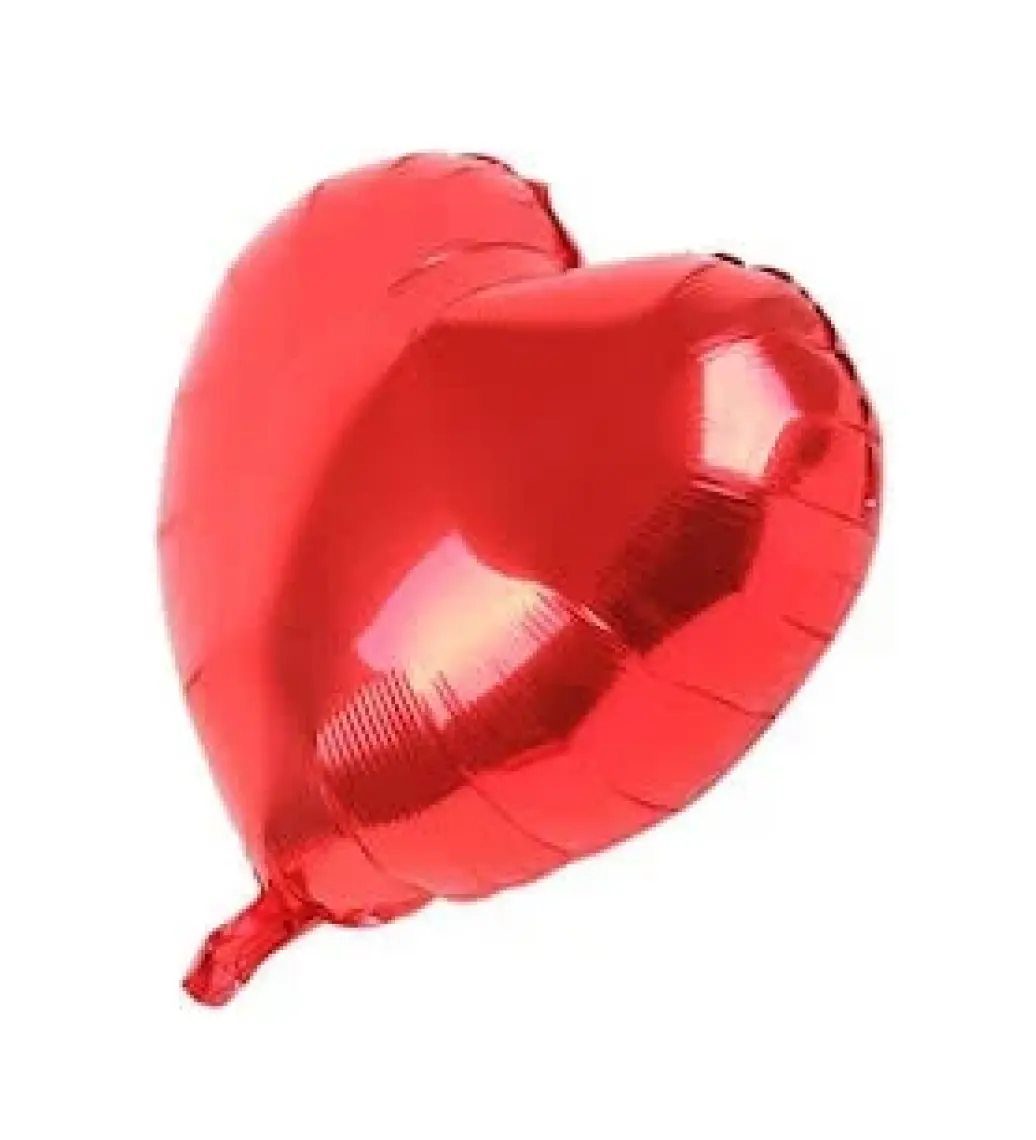 Tam İthalat Kırmızı Kalp Folyo Balon 45 Cm.