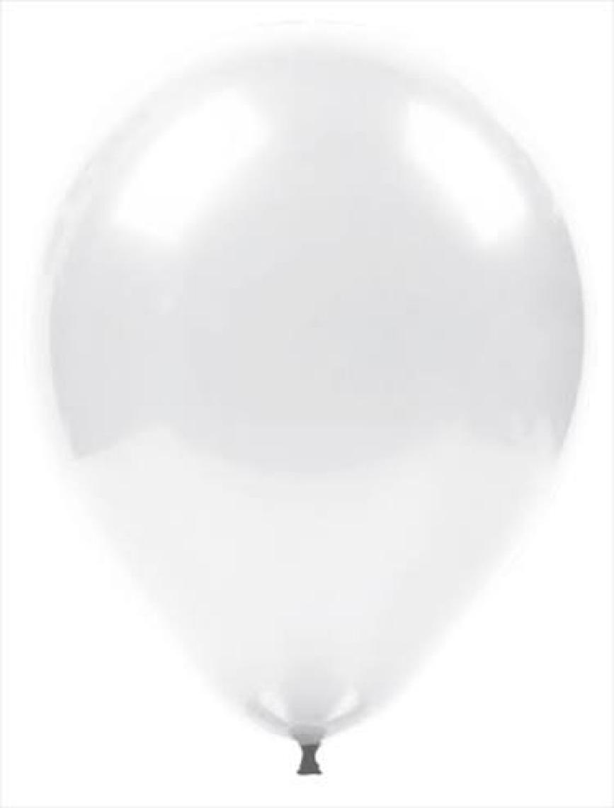Gemar Metalik Balon Beyaz 100'lü Paket