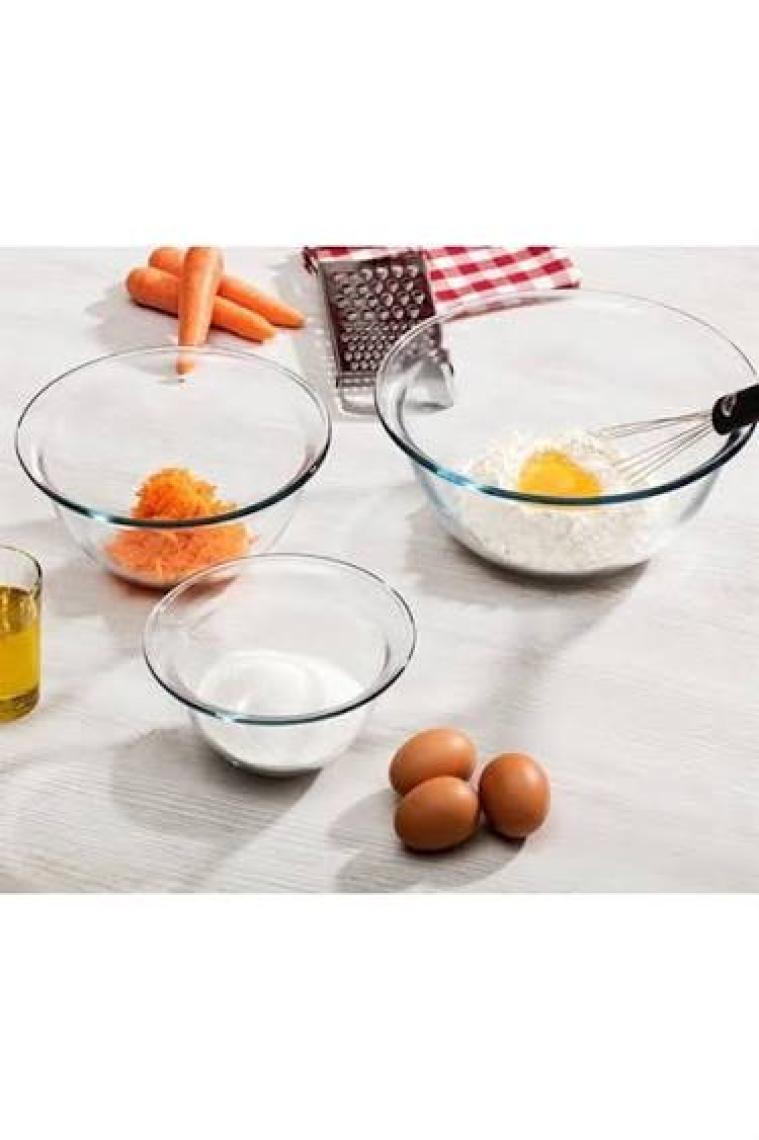 Paşabahçe 4 Parça Fırın ve Karıştırma Kabı Arda Türkmen Lezzete Hazırlık Seti