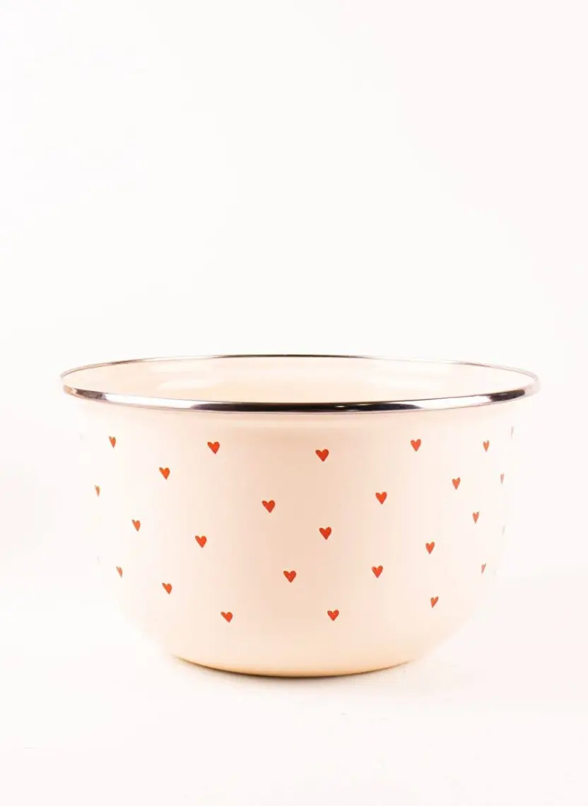 Emaylab Cupid Emaye Karıştırma Kabı-Kasesi  24CM 4litre( Ocağa Da Koyulabilir)