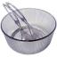 Hayveys Akrilik Yuvarlak Kaşıklı Salata Kasesi 23 cm Servis Sunum Tabağı
