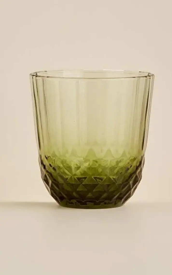 Colore Kesme Bardak Yeşil (320 CC)