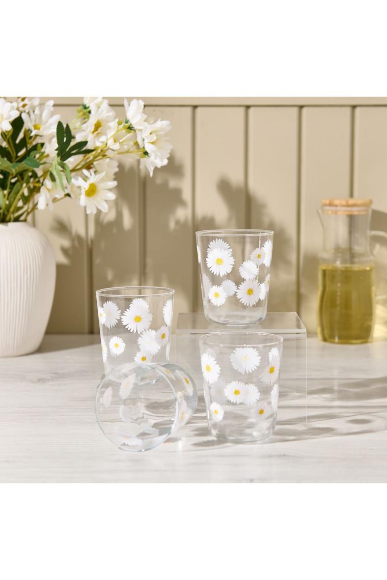 Fiona 4'lü Bardak Seti - Şeffaf - 315 ml