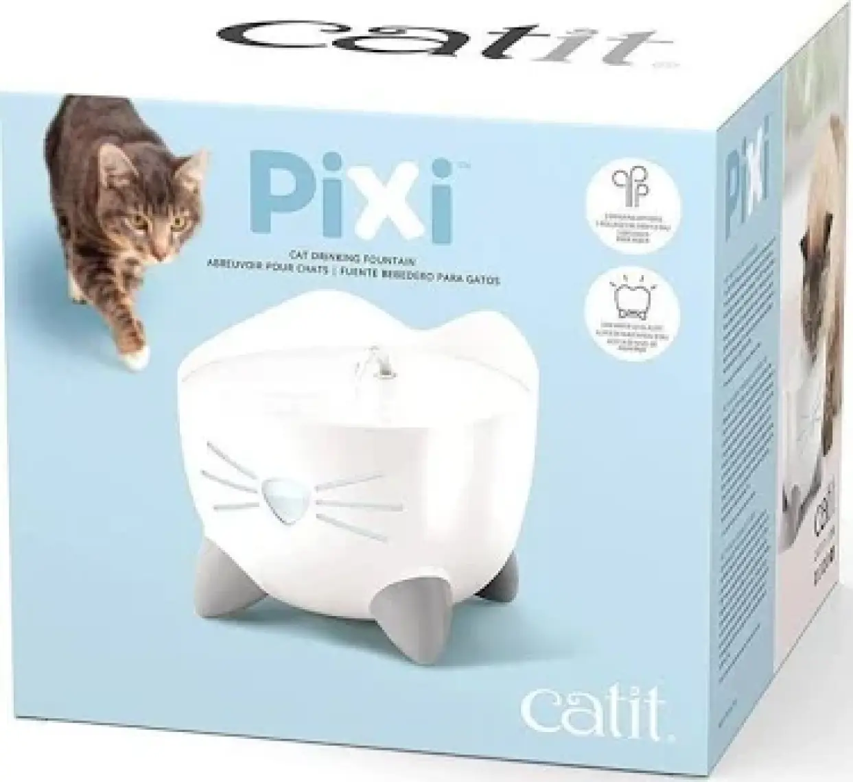 Cat İt Pixi Beyaz Kedi Çeşmesi
