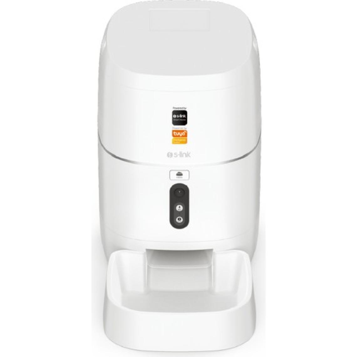 S-link Sl-23 6L Kameralı Akıllı Otomatik Mama Kabı Kedi Köpek Pet Besleyici Yem Kabı, Smart Feeder