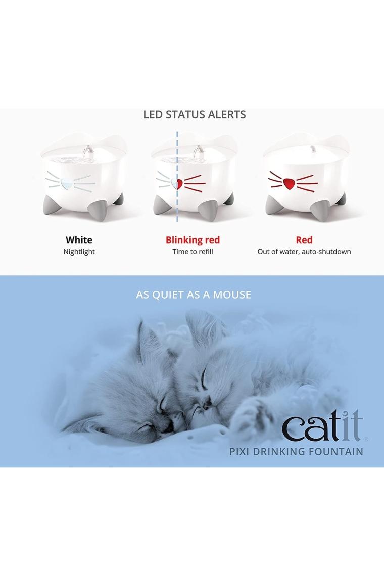 Catit Pixi Fountain 2 lt Beyaz Kedi ve Köpek Otomatik Su Kabı