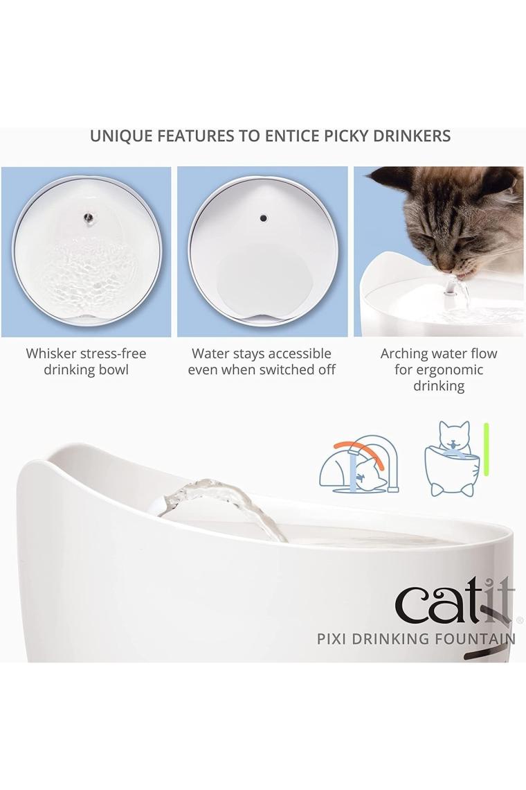 Catit Pixi Fountain 2 lt Beyaz Kedi ve Köpek Otomatik Su Kabı