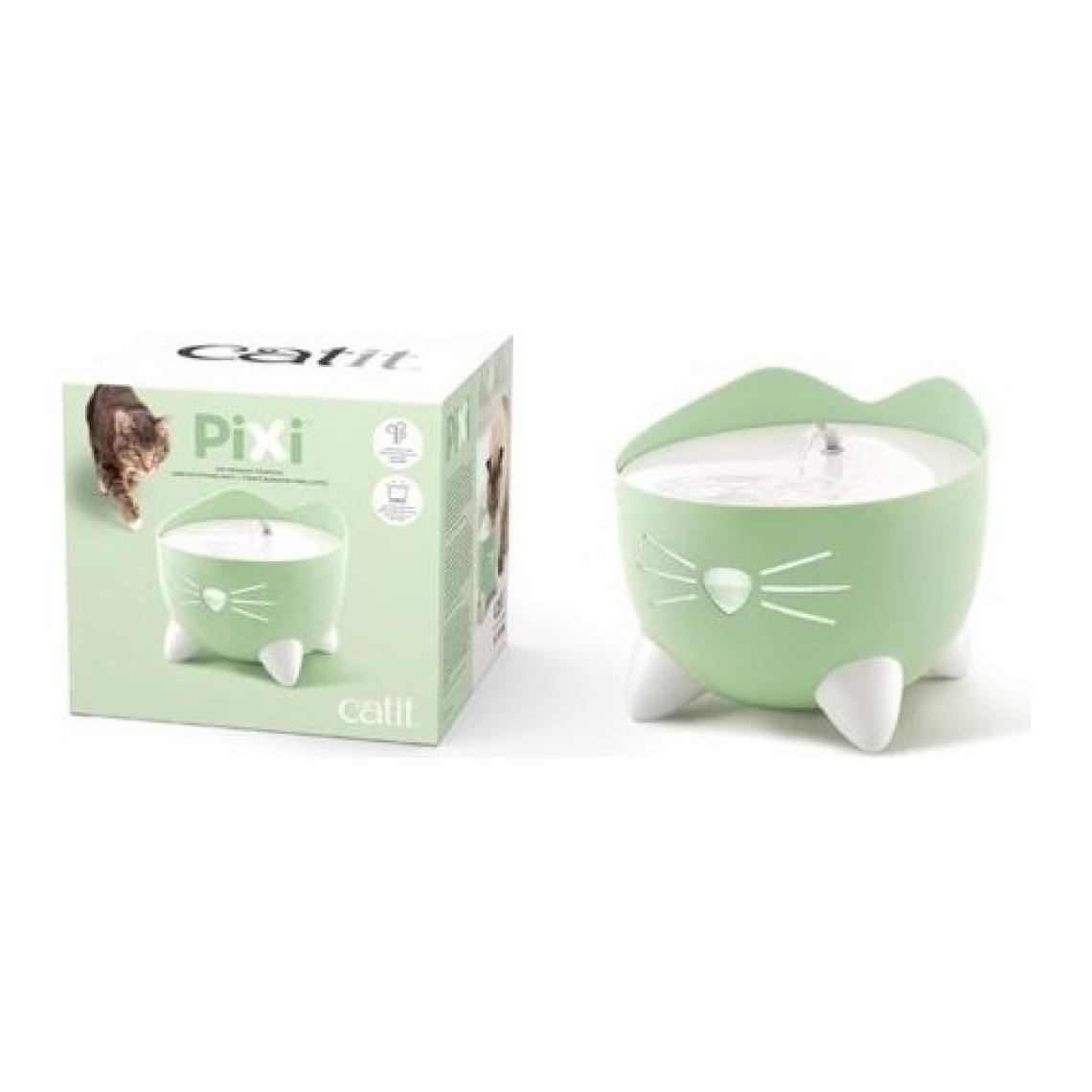 Catit Pixi Fountain 2 lt Yeşil Kedi ve Köpek Otomatik Su Kabı