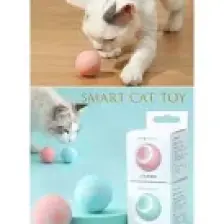 Luxury Şarjlı Otomatik Hareketlenen Kedi Oyun Topu Interaktif 360 Derece Dönen Kedi Oyuncağı Eğitim Topu 1 Adet