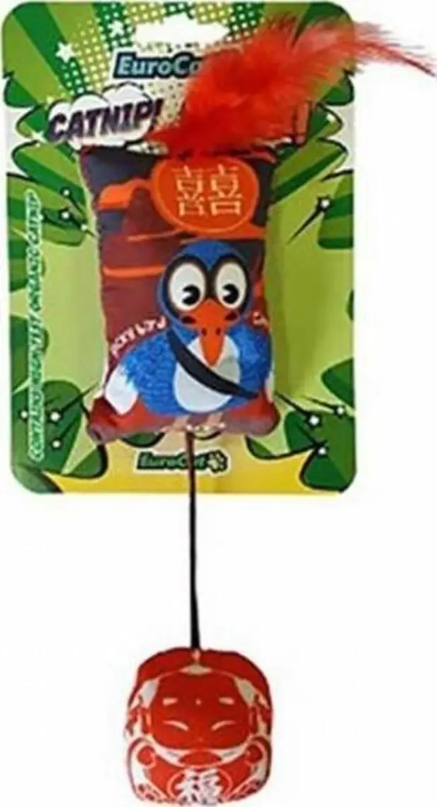Eurocat Kedi Oyuncağı Kırmızı Saçlı Penguen 26 cm