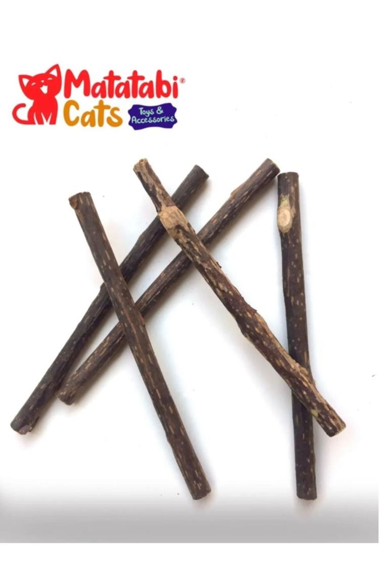 Matatabi Cats Matatabi Stick Doğal Kedi Çiğneme Çubuğu 5'li
