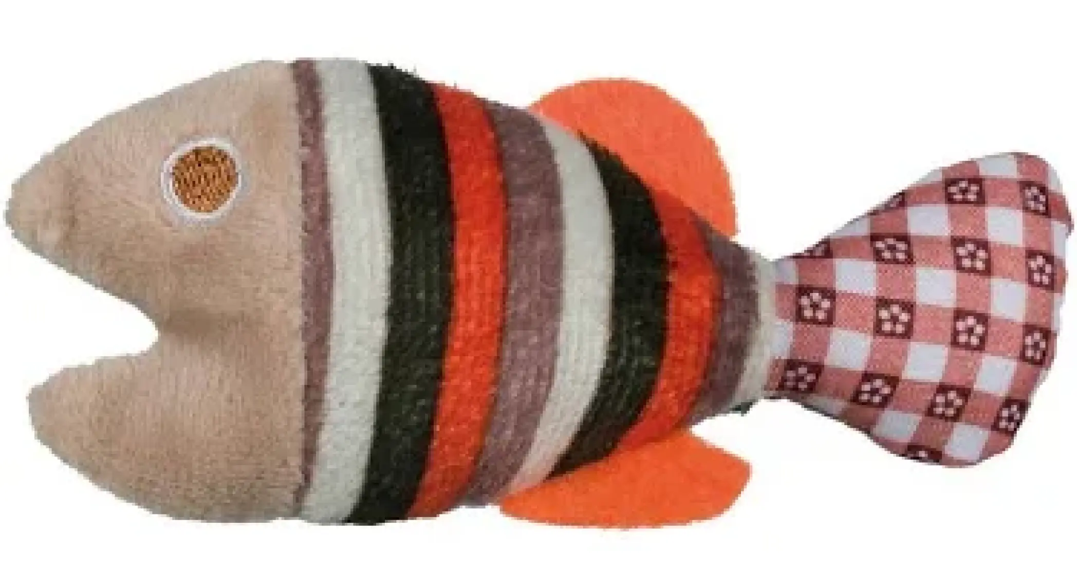 Trixie Kedi Oyuncağı Kedi Otlu Fare-Balık 9-12cm