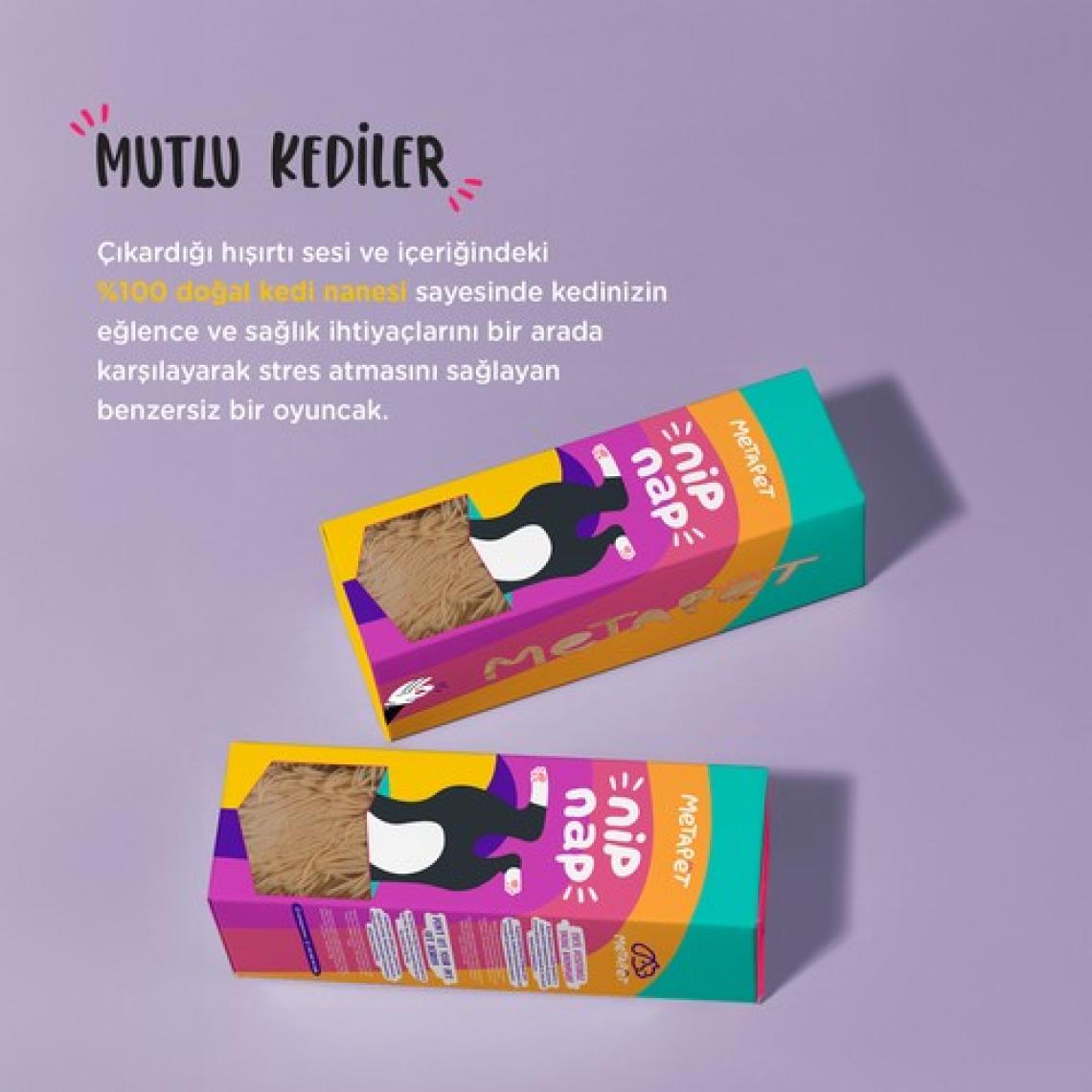 Metapet Catnipli Peluş Kedi Oyuncağı, Organik Kedi Nanesi Oyuncakları, Kedi Otlu Naneli Ürünleri