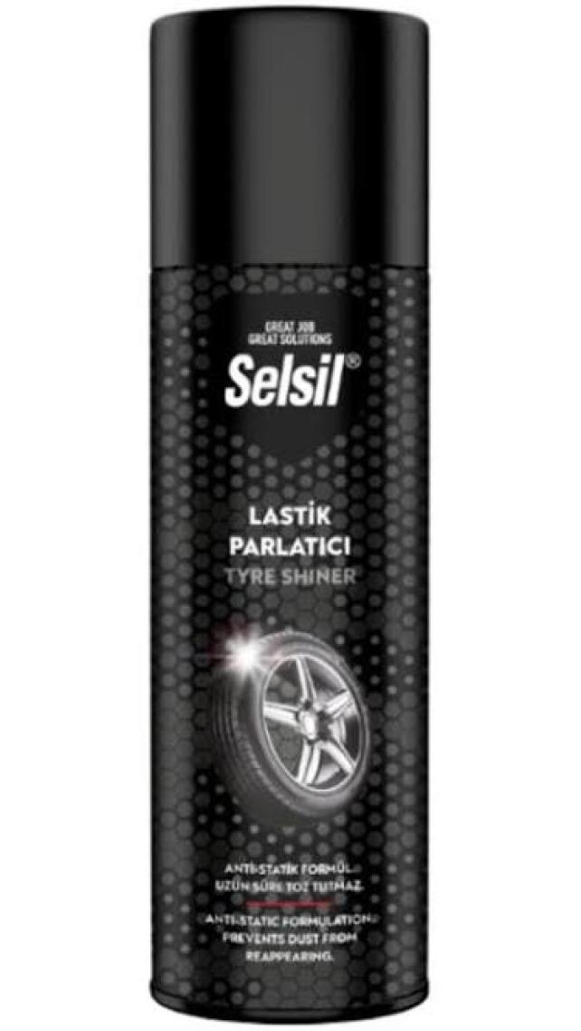 Selsil Lastik Parlatma Parlatıcı Spreyi 500Ml