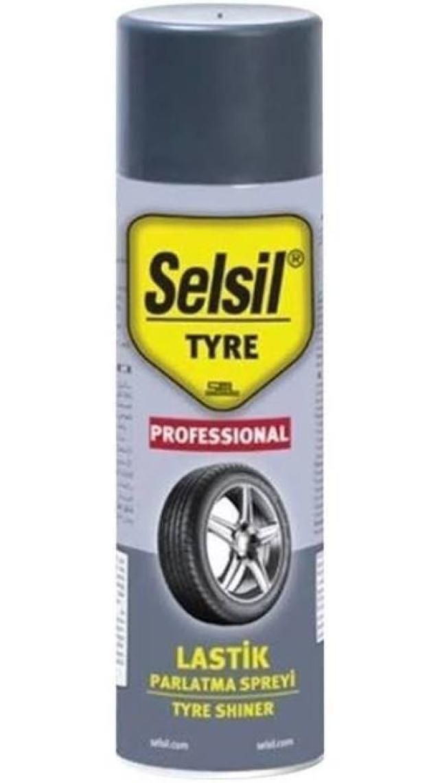 Selsil Lastik Parlatma Parlatıcı Spreyi 500Ml
