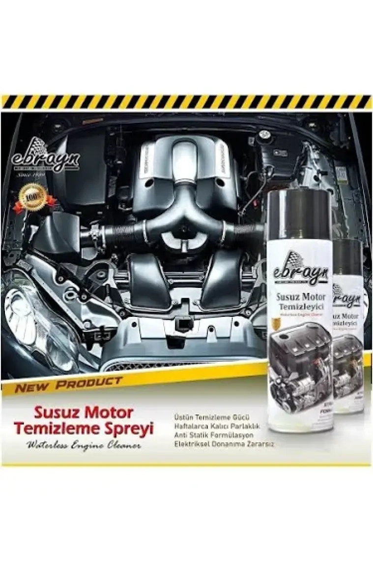 Ebrayn Susuz Motor Yıkama ve Temizleme Spreyi Aerosol 500ML