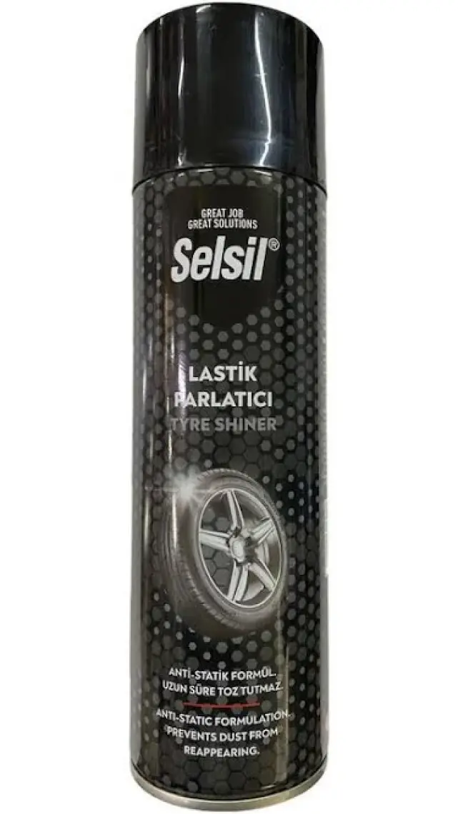 Selsil Lastik Parlatma Parlatıcı Spreyi 500Ml