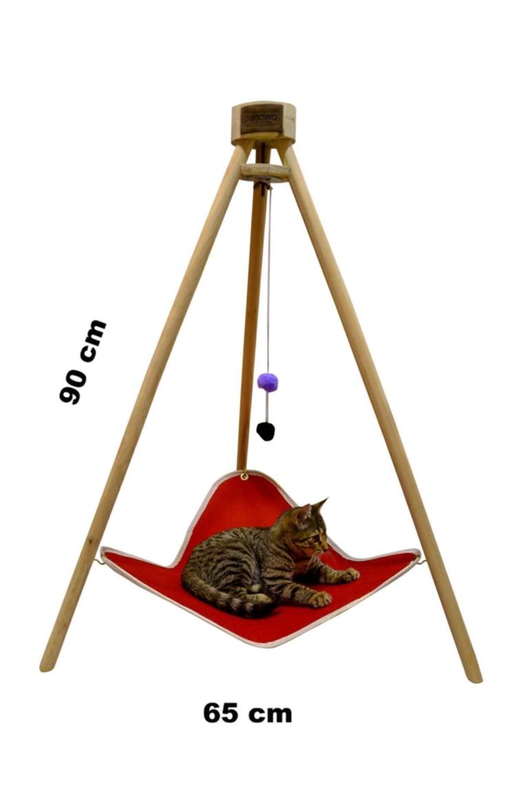 Bundera Tripod Kedi Hamağı ve Yatağı
