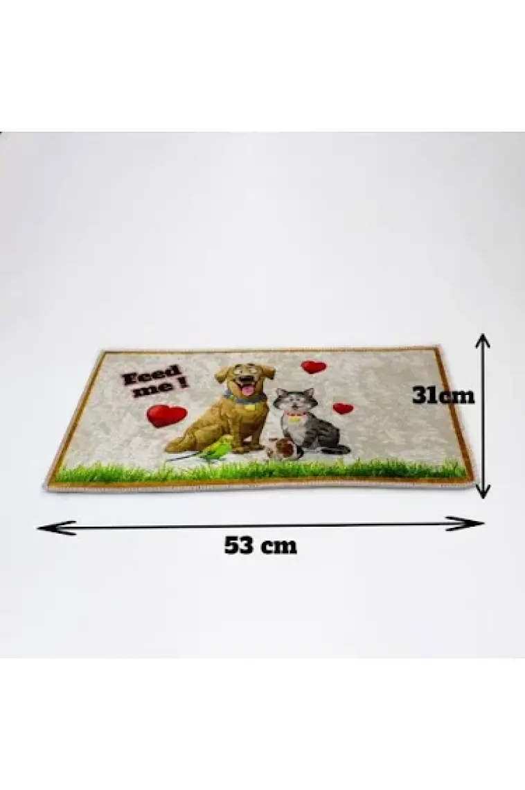 Alas Keçe Kedi ve Köpek Evi Yatağı Gri Paspas Hediyeli