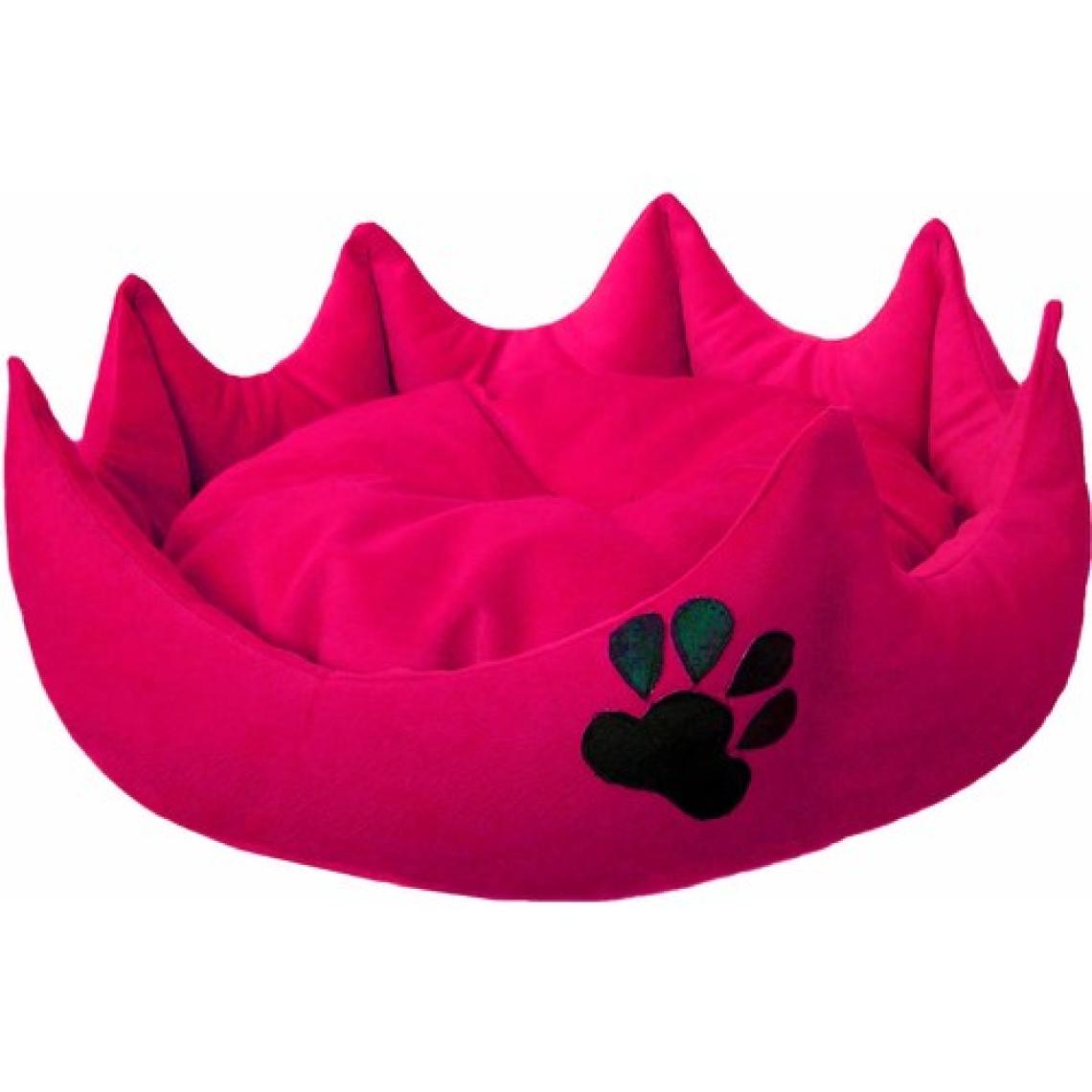 Mavi Vitrin Catyat Crown Kedi & Köpek Yatağı 50 cm (50 Ø) Fuşya