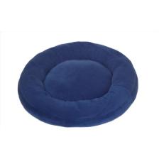 Sennedilersen Kedi Köpek Yatağı - Yuvarlak Polar Kumaş Simit Yatak 50 Cm(Mavi)