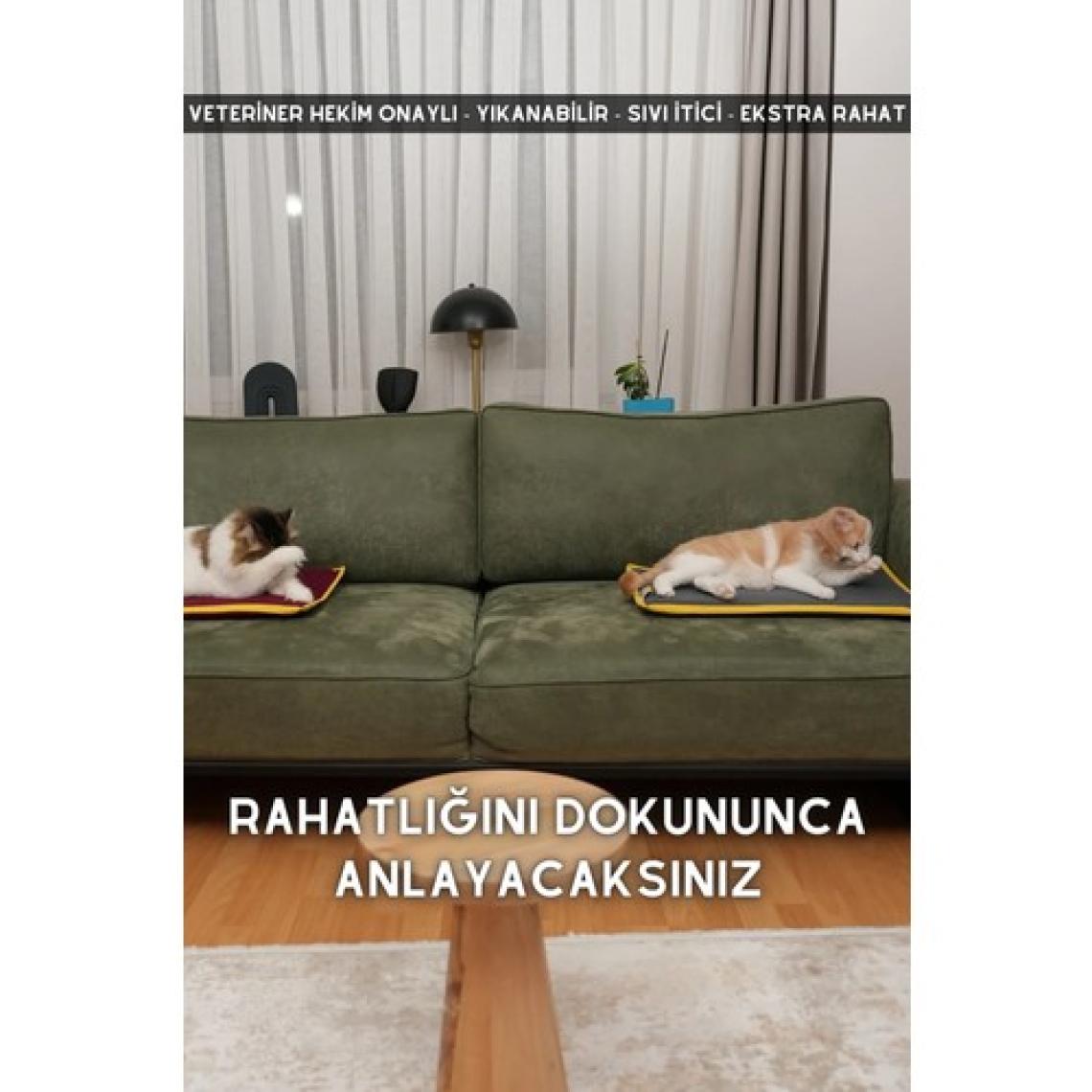 pawdaz Serin (60X40CM) - 4 Mevsim Kedi/ Köpek Matı, Sıcak Veya Soğuk Kullanılabilen Minder Yatak