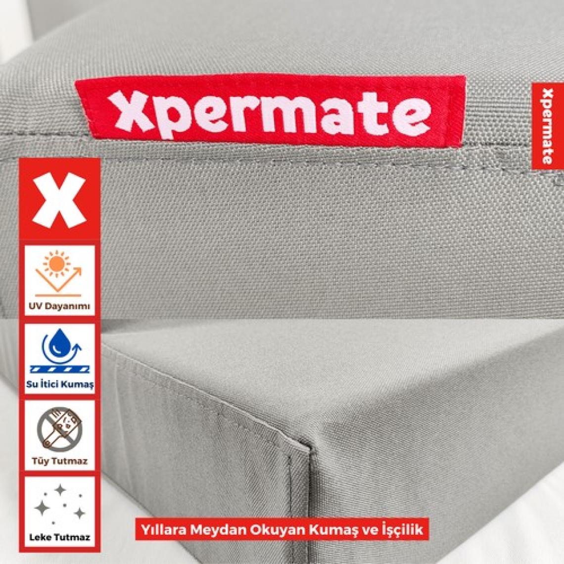 Xpermate Evcil Hayvan Merdiveni - Kedi Merdiveni - Köpek Merdiveni , 4 Basamaklı, Fermuarlı Antrasit