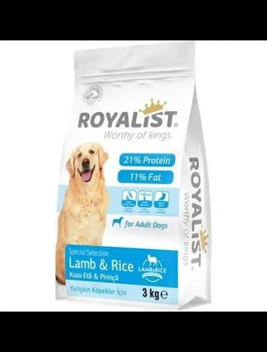 Royalıst Dog Lamb &rice 3 kg Köpek Maması