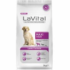 LaVital Maxi Adult Kuzu Etli 3 kg Büyük Irk Yetişkin Köpek Maması