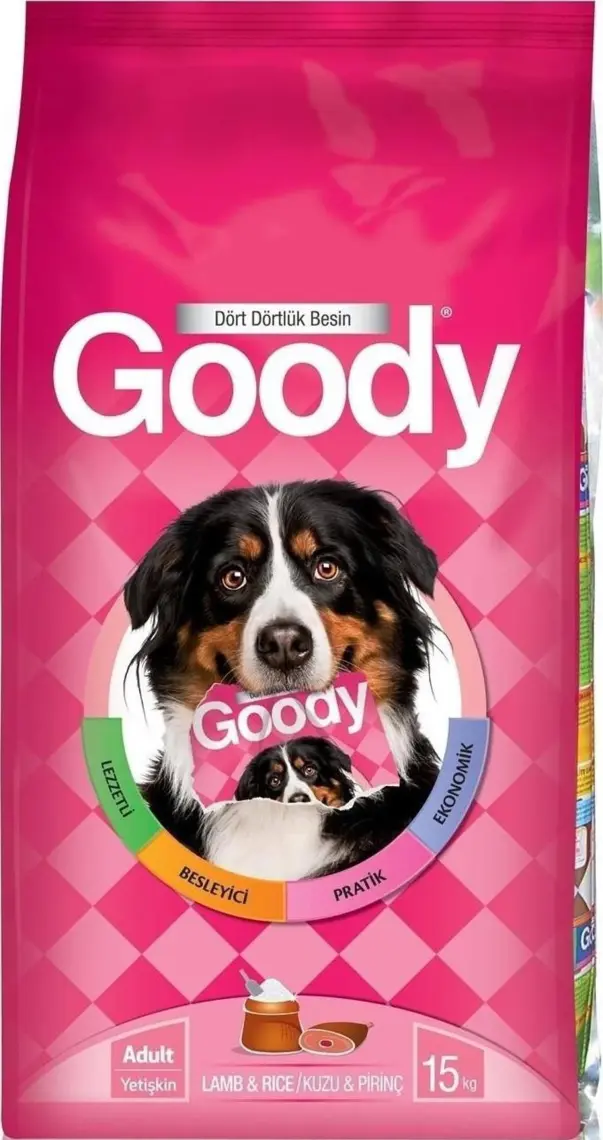 Goody Lamb Kuzulu Yetişkin Köpek Maması 15 Kg