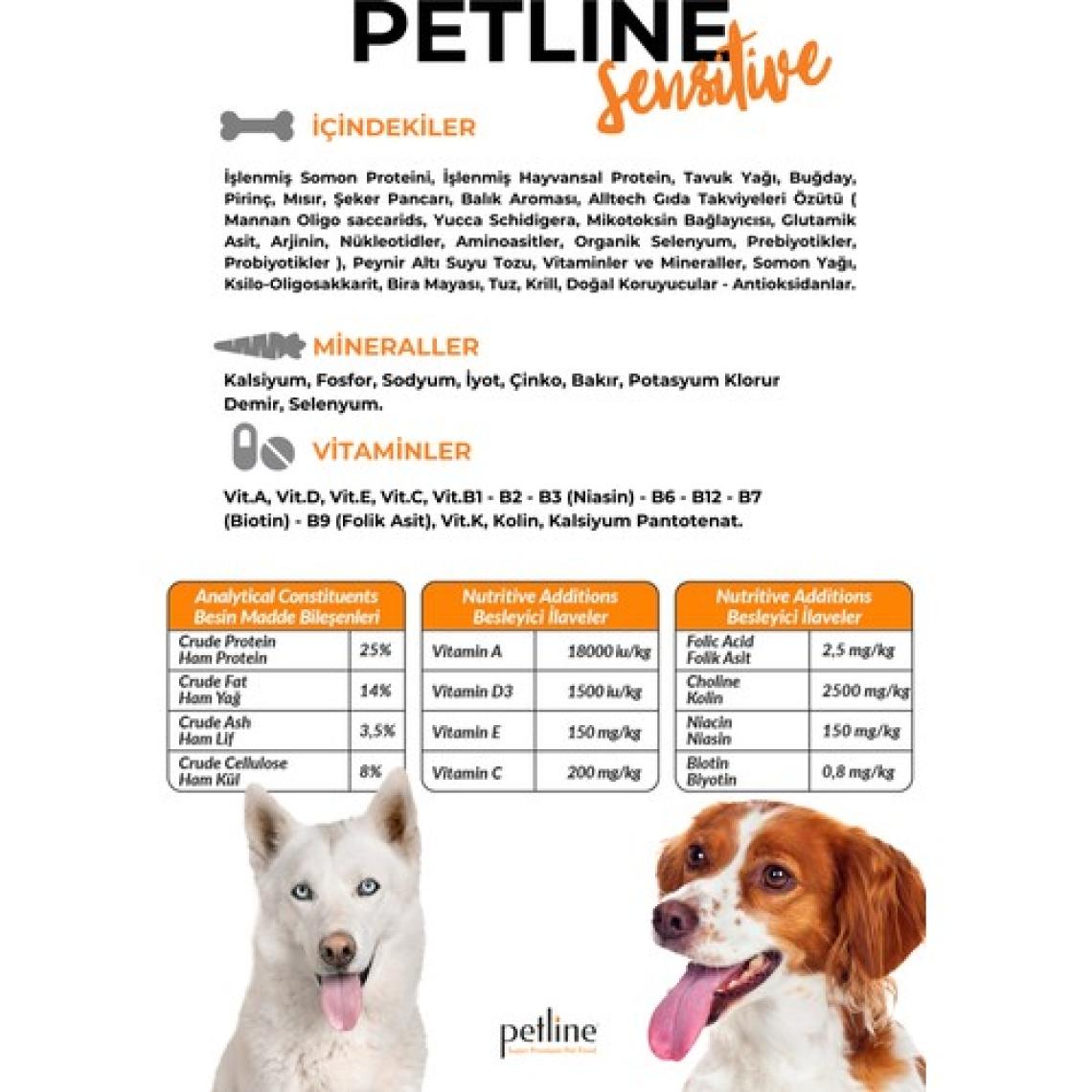 Petline Sensitive Somonlu Yetişkin Köpek Maması 12 kg