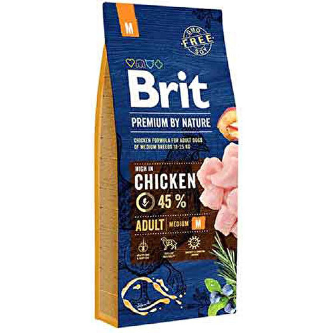 Brit Premium Tavuklu Orta Irk 15 kg Yetişkin Kuru Köpek Maması