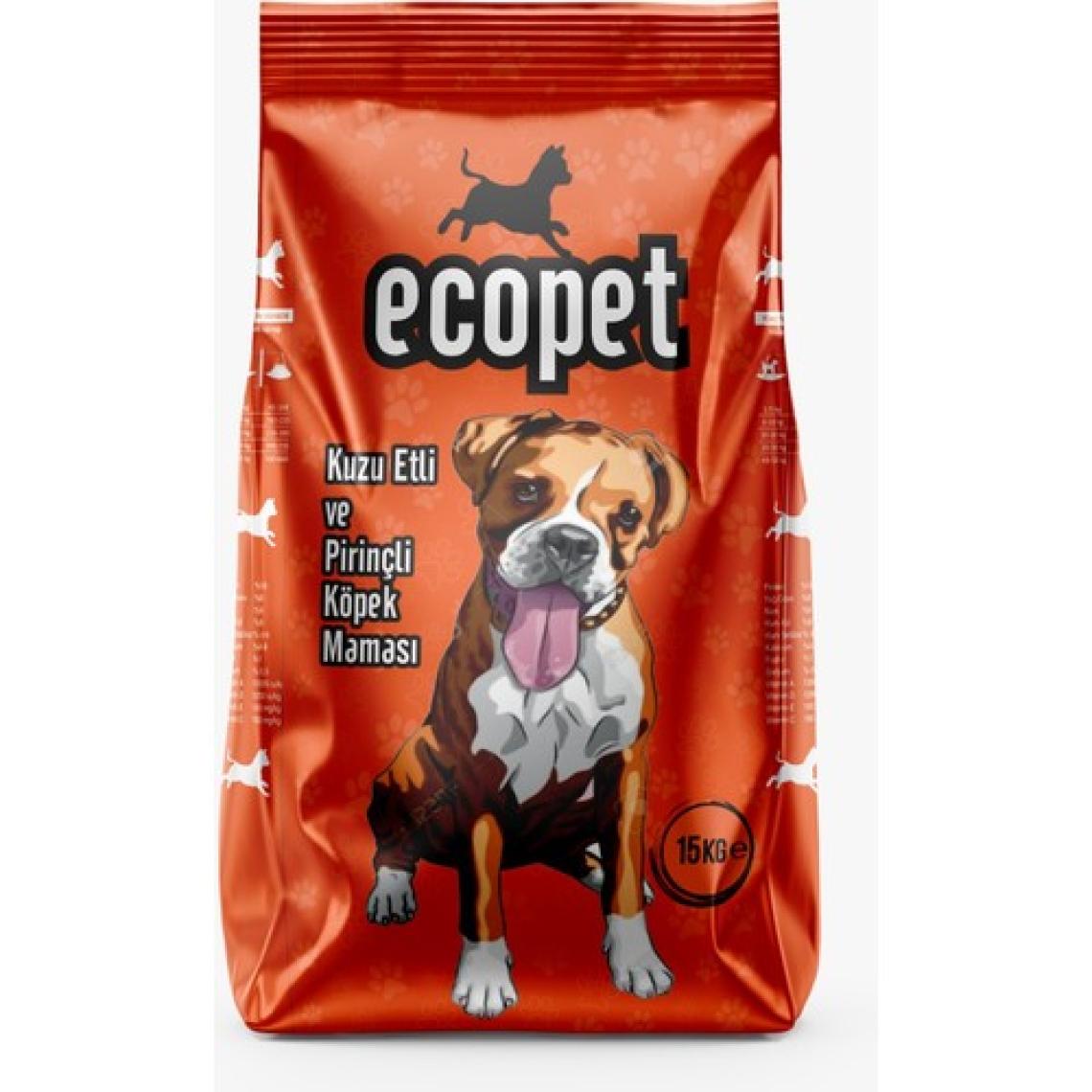 Ecopet  Kuzu Etli ve Pirinçli Yetişkin Köpek Maması 15 kg